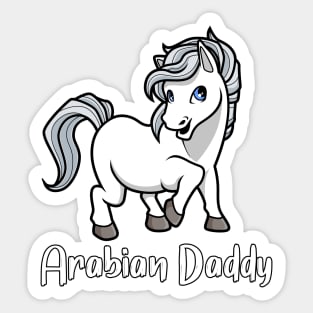 Horse Lover - Arabian Daddy Sticker